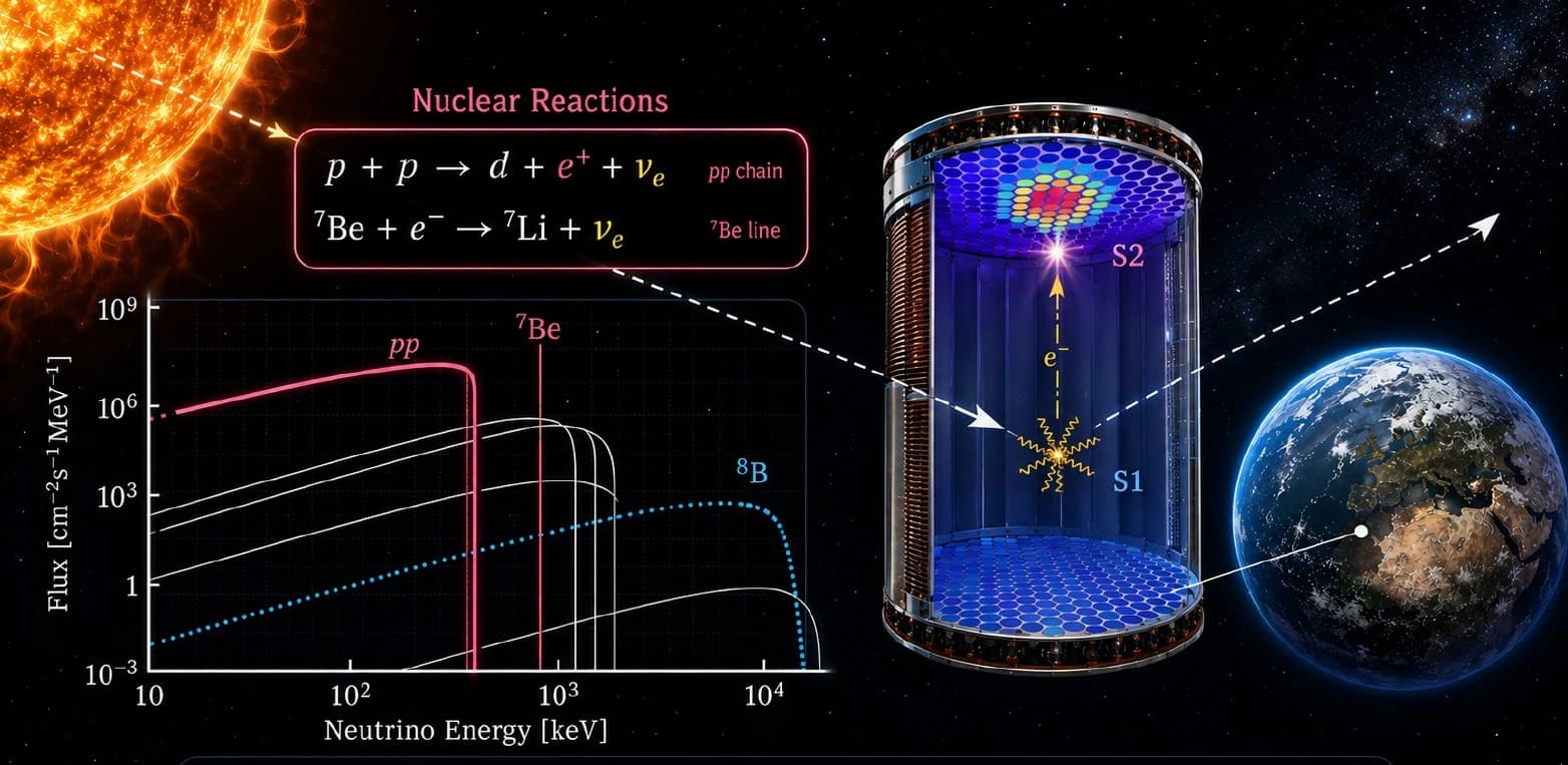 Le 31 août 2026, la collaboration XENON annonce une découverte majeure : pour la première fois, le détecteur XENONnT, installé dans les Laboratoires Nationaux du Gran Sasso en Italie, a réussi à capturer des neutrinos solaires de basse énergie, avec un seuil record de seulement 17 keV.