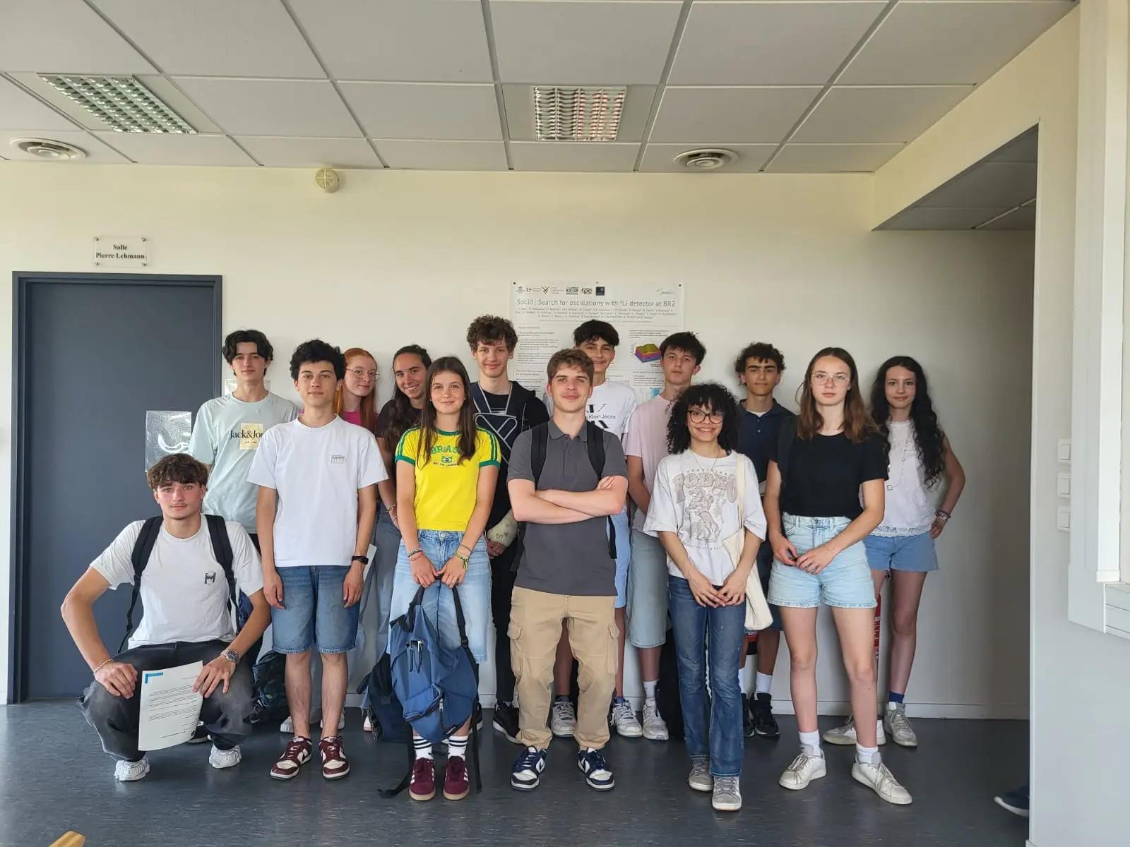 Du 16 au 19 juin, Subatech a accueilli plusieurs élèves de seconde pour un stage de découverte

